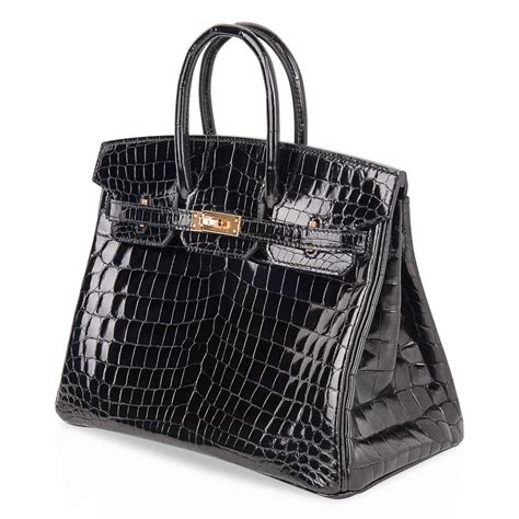 hermes birkin 25 black and gold|hermes birkin 25 black crocodile.